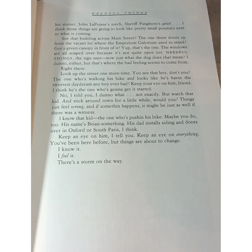 Needful Things Hardcover Stephen King/  No Dustcover‎